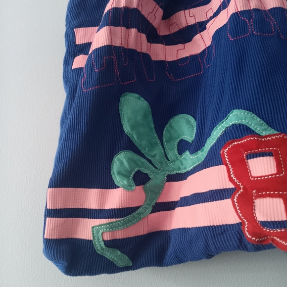 Victoria’s Secret Pink Love Pink 86 Graphic Blue Cotton Tote Bag Y2K - Picture 4 of 10